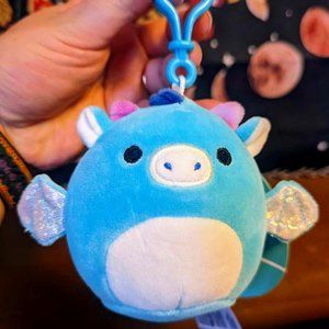 Squishmallows Tatiana the Dragon Clip NWT